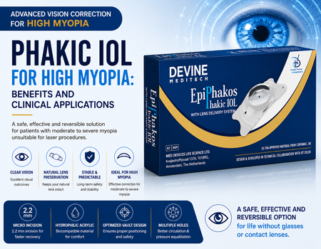 Phakic IOL for High Myopia: Benefits and Clinical Applications