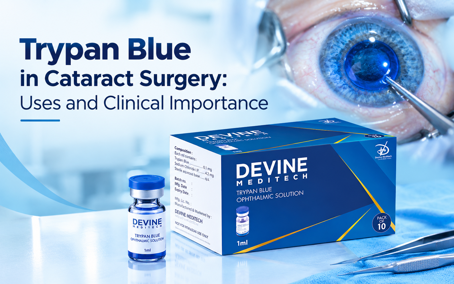 Trypan Blue in Cataract Surgery: Uses and Clinical Importance