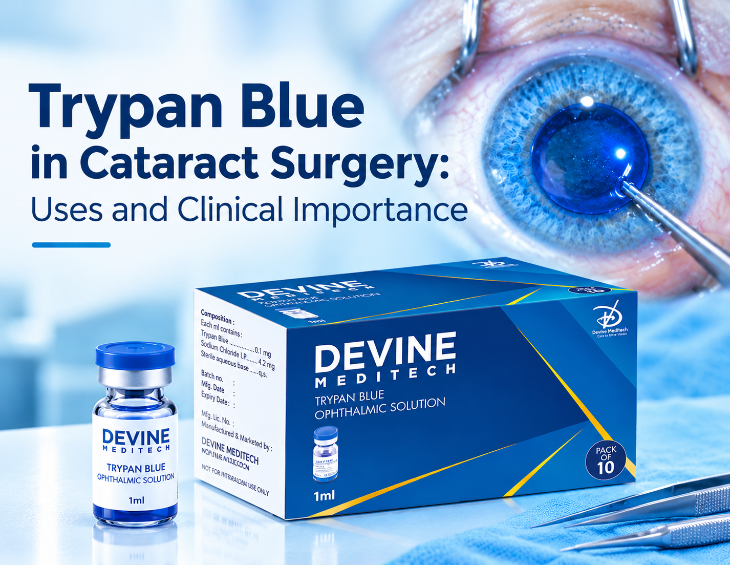 Trypan Blue in Cataract Surgery: Uses and Clinical Importance